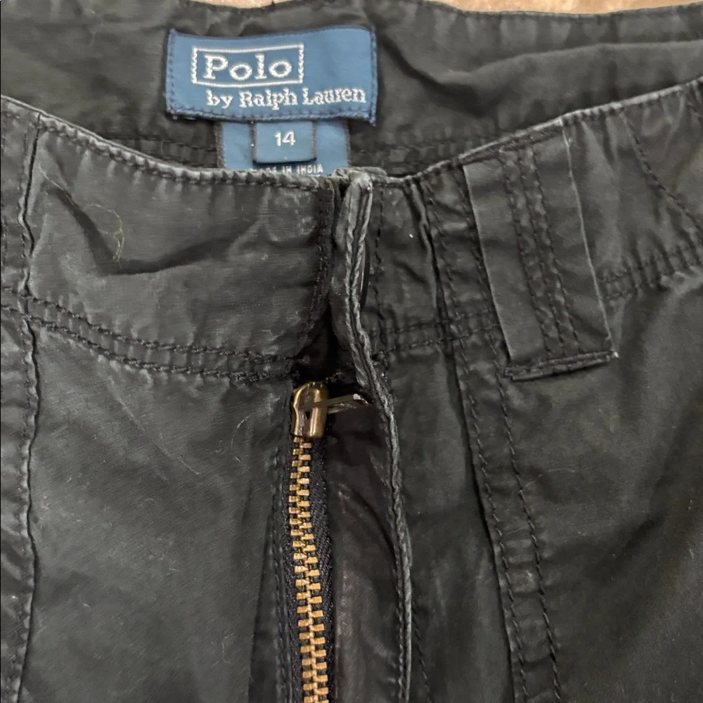 Polo Ralph Lauren‎ Kids Cargo pants black sz 14